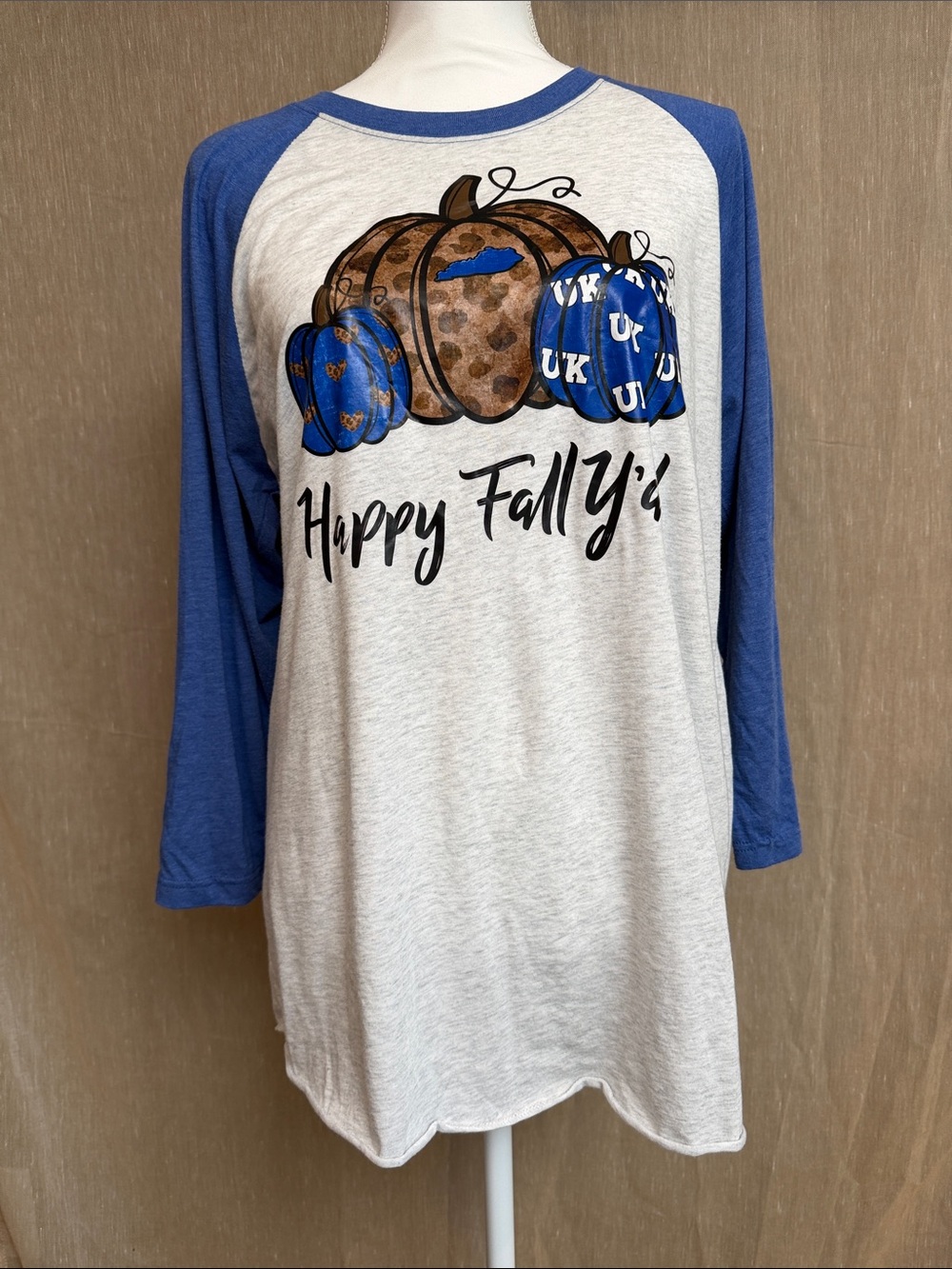Happy Fall Y'all UK Pumpkin Graphic Tee